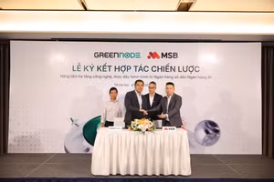 Đại diện MSB và GreenNode ký kết MOU về việc mở rộng hợp tác chiến lược.
