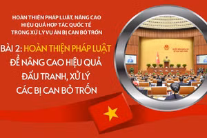 Hoàn thiện pháp luật để nâng cao hiệu quả đấu tranh, xử lý các bị can bỏ trốn