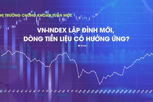 Thị trường chứng khoán tuần mới: VN-Index lập đỉnh mới, dòng tiền liệu có hưởng ứng?