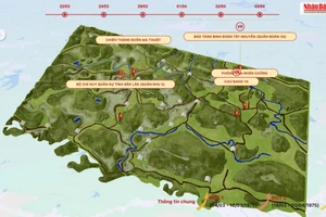 Theo dõi diễn tiến Đại thắng mùa xuân 1975 qua sa bàn 3D