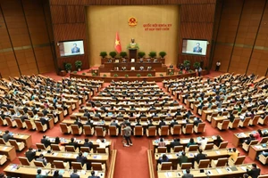 Toàn cảnh phiên khai mạc Kỳ họp thứ 9, Quốc hội khóa XV. (Ảnh: DUY LINH)