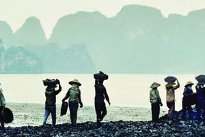 Công nhân vùng mỏ một thời khốn khó. 