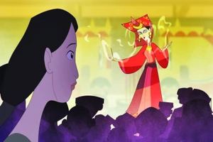 Một cảnh trong phim hoạt hình Tàn thể: Tiền truyện. 