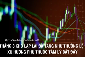 Thị trường chứng khoán tuần mới: Tháng 3 khó lặp lại đà tăng, xu hướng phụ thuộc dòng tiền bắt đáy