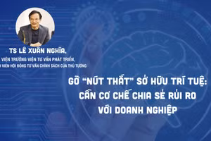 Gỡ “nút thắt” sở hữu trí tuệ: Cần cơ chế chia sẻ rủi ro với doanh nghiệp
