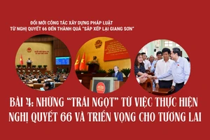 Những “trái ngọt” từ việc thực hiện Nghị quyết 66 và triển vọng cho tương lai