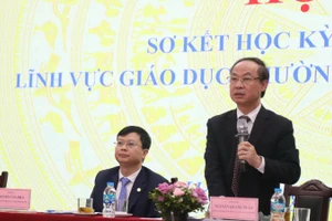 Sở Giáo dục và Đào tạo Hà Nội tổ chức Hội nghị sơ kết học kỳ I năm học 2025-2026 lĩnh vực giáo dục nghề nghiệp và giáo dục thường xuyên.