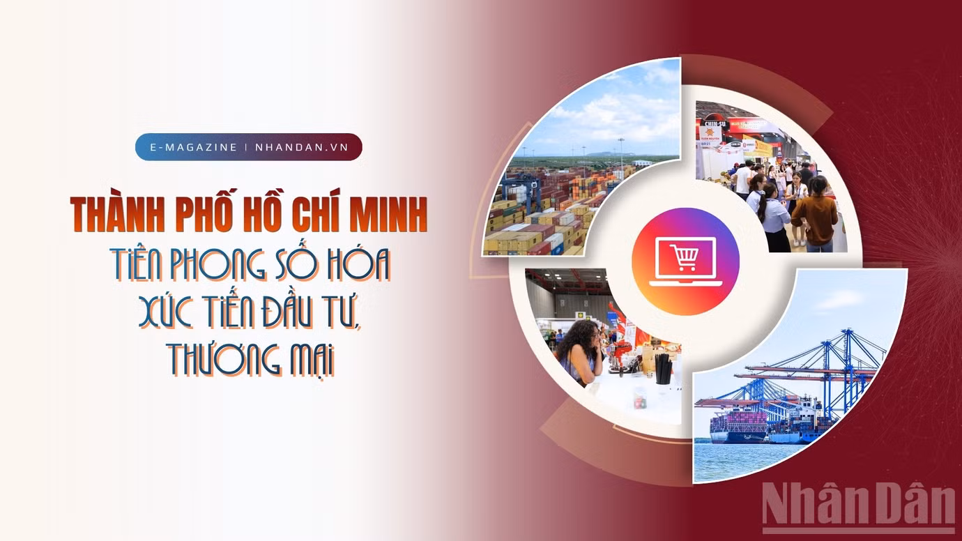 Thành phố Hồ Chí Minh tiên phong số hóa xúc tiến đầu tư, thương mại