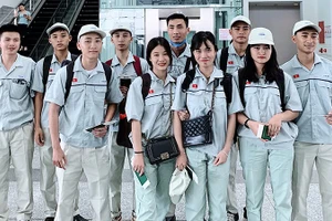 Lao động đi làm việc ở nước ngoài theo hợp đồng tại Đài Loan (Trung Quốc). (Ảnh minh họa Colab)