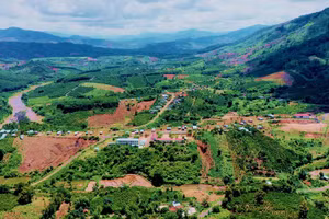 Một góc địa bàn xã Đăk Pxi, tỉnh Quảng Ngãi.