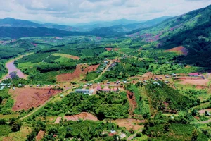 Một góc địa bàn xã Đăk Pxi, tỉnh Quảng Ngãi.