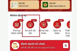 Hà Nội hướng dẫn tích hợp tài khoản hưởng an sinh xã hội trên VNeID 
