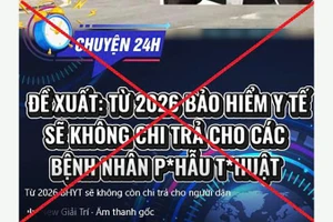 Bảo hiểm xã hội Việt Nam cảnh báo tin giả về chính sách bảo hiểm y tế