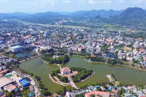 Một góc phường Minh Xuân, tỉnh Tuyên Quang. (Ảnh CHUNG THẮNG) 