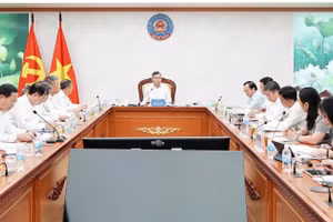 Quang cảnh buổi làm việc.