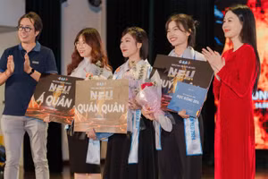 Trao giải cho các cá nhân có thành tích xuất sắc trong cuộc thi “Thủ lĩnh sinh viên NEU 2026” mùa trước.