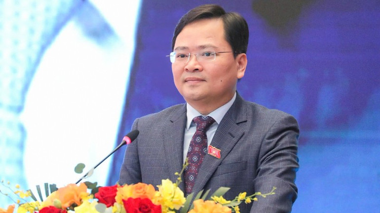 Phó Trưởng Ban Chính sách, Chiến lược Trung ương, Chủ tịch Nhóm đại biểu Quốc hội trẻ Nguyễn Anh Tuấn phát biểu tại chương trình. (Ảnh: THẾ ANH) z6942263245739-e8dc0a431d04894c664f2d65aae3a76d-2419.jpg