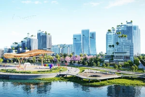 Không gian sinh thái tại Khu đô thị du lịch Đại Phước.