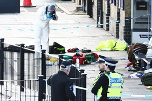 Cảnh sát phong tỏa hiện trường vụ việc. Ảnh: ABC NEWS