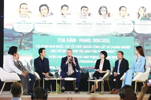 Các diễn giả đề xuất giải pháp nâng cao hiệu quả công tác bảo tồn tại Việt Nam. Ảnh: X. MAI