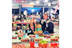 Rộn ràng chợ đêm phố núi