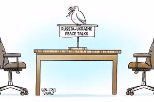 Biếm họa: LIU RUI