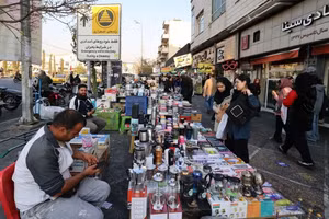 Tỷ lệ hàng hóa lạm phát ở mức cao tại Thủ đô Tehran. Ảnh: GETTYIMAGES