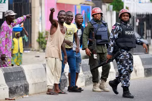 Nigeria tăng cường lực lượng an ninh. Ảnh: GETTY