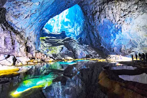 Ước tính dung tích của hang Sơn Đoòng là 36,8 triệu mét khối (tương đương 15.000 bể bơi Olympic).