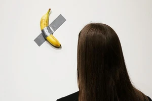 Tác phẩm nghệ thuật lại bị... ăn mất