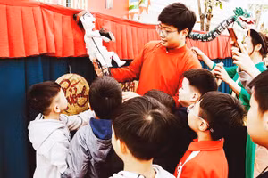 “Khoác áo mới” cho rối cạn Tế Tiêu