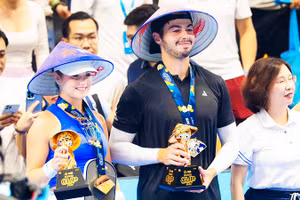 Vận động viên Ben Johns tại giải PPA Asia 1000 - MB Cup Hanoi 2026.