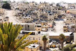 Một khu định cư của Israel tại Bờ Tây. Ảnh: AP