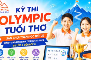 Kỳ thi Olympic Toán Tuổi thơ 2026