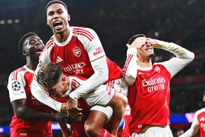 Arsenal đang duy trì thành tích toàn thắng ở Champions League.