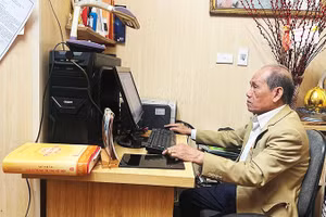 Nhà báo lão thành Trương Xuân Hùng, nguyên phóng viên, thư ký tòa soạn báo Thể thao Việt Nam.