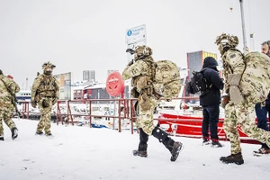 Binh sĩ Đức trong một đợt huấn luyện tại Greenland. Ảnh: DW