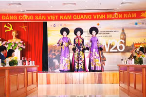 Họp báo công bố sự kiện tại Hà Nội. Ảnh: TUẤN VIỆT