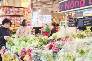 Nhờ nguồn cung lớn và các chương trình bình ổn, giá cả tại hệ thống siêu thị ổn định hơn. Ảnh: NGUYỄN NAM