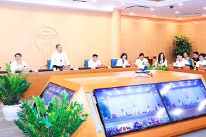 Thành phố đang tiếp tục hoàn thiện các tiêu chí và lộ trình để xin ý kiến các cơ quan Trung ương trước khi chính thức thực hiện. Ảnh: VGP/MINH ANH