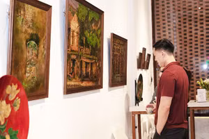Một góc triển lãm. 