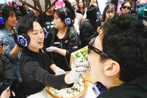 Một bữa tiệc không cồn tại Hàn Quốc. Ảnh: The WASHINGTON POST