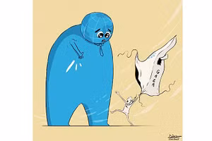 Biếm họa: KAMAL SHARAF