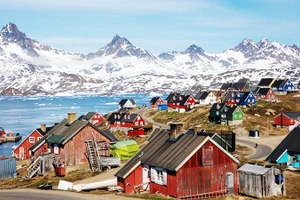 Greenland nằm ở vị trí quan trọng ở Bắc Cực. Ảnh: REUTERS