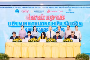 Ra mắt Liên minh thương hiệu Sài Gòn. Ảnh: HỮU ĐẠT