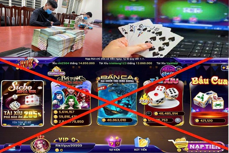 Núp bóng dưới nhiều hình thức, tội phạm tổ chức, đánh bạc online vẫn tiếp tục diễn ra công khai trên các trang mạng. Ảnh: QĐ