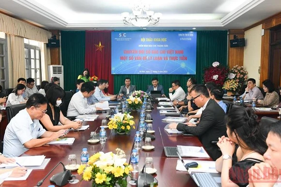 Quang cảnh hội thảo sáng 11/6. (Ảnh: THÀNH ĐẠT)