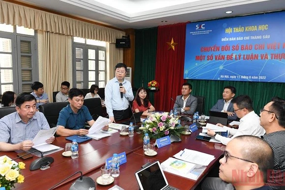 Quang cảnh hội thảo sáng 11/6. (Ảnh: THÀNH ĐẠT)