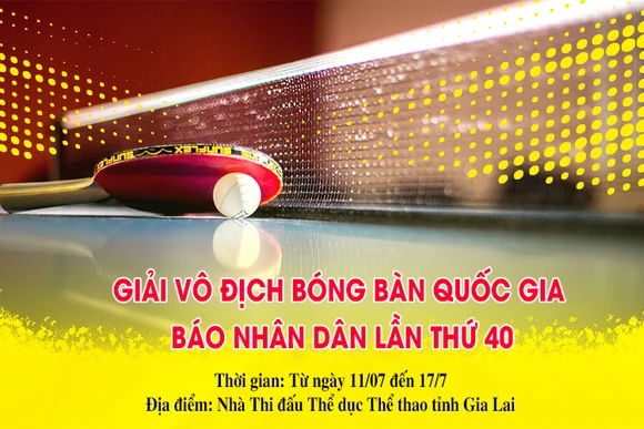 Giải vô địch bóng bàn quốc gia Báo Nhân Dân lần thứ 40 năm 2022