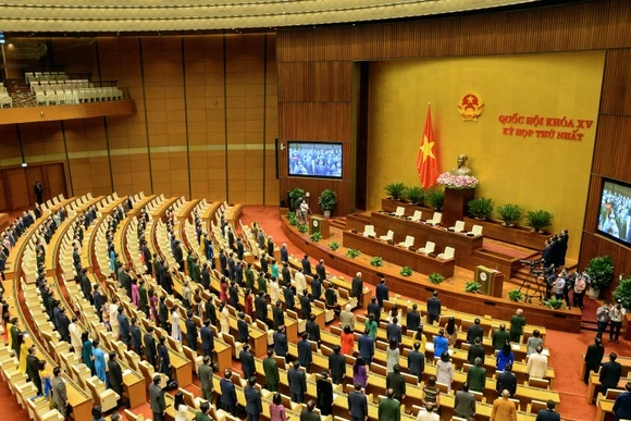 Toàn cảnh phiên bế mạc kỳ họp Quốc hội.